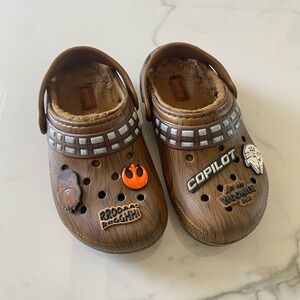 CROCS Brown Star Wars Kids Slippers